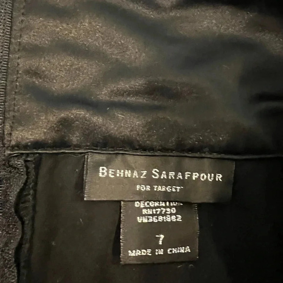 Behnaz Sarafpour for Target Juniors size 7 velvet mini skirt in black - Picture 4 of 5